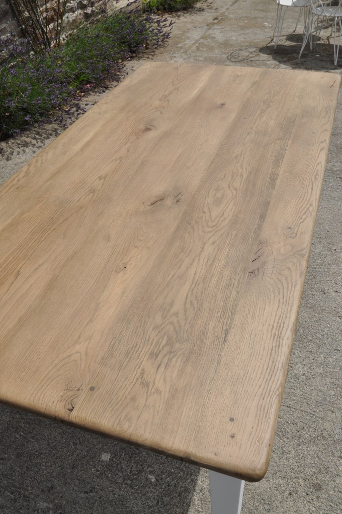 table de ferme chene