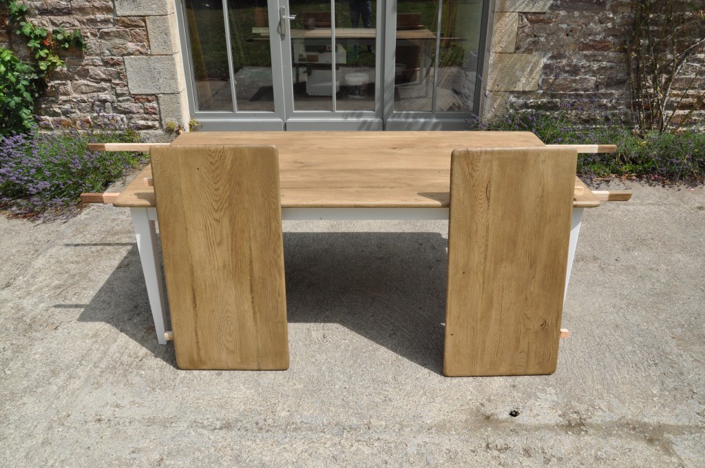 table de ferme chene