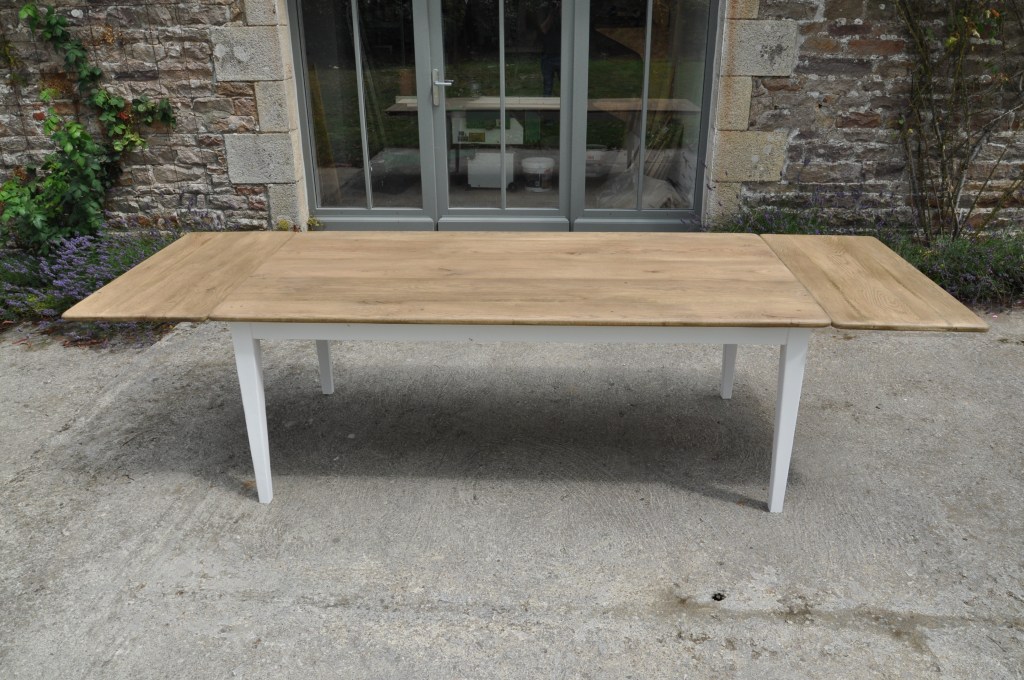 table de ferme chene
