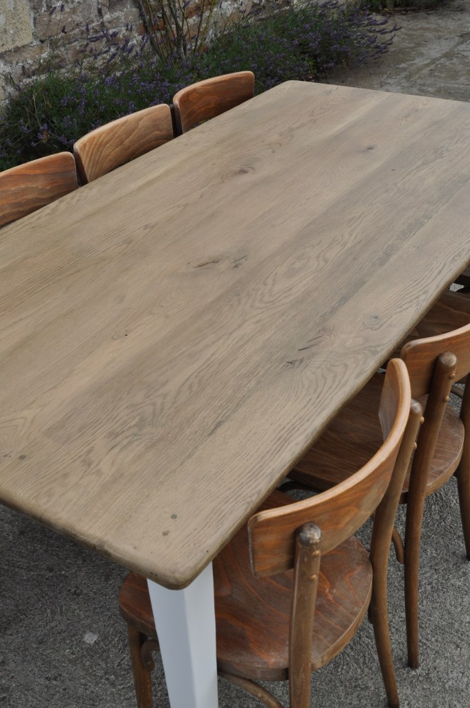 table de ferme chene