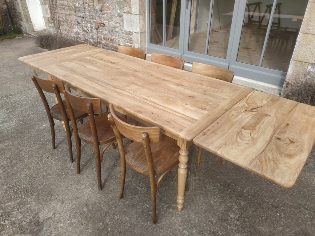 table de ferme orme