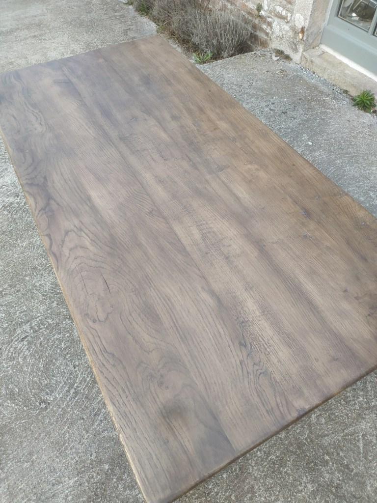 table de ferme chene