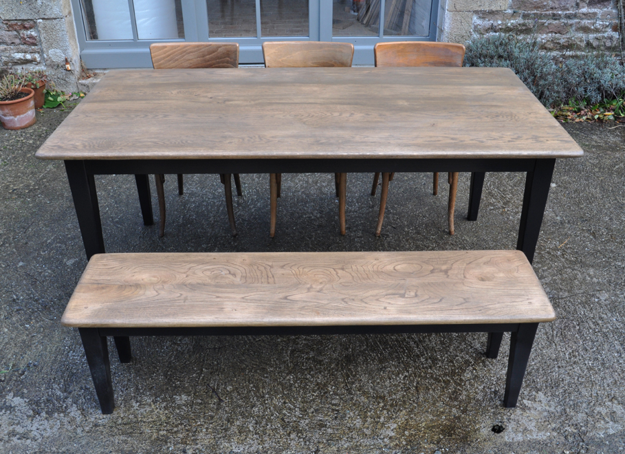 table de ferme chene 