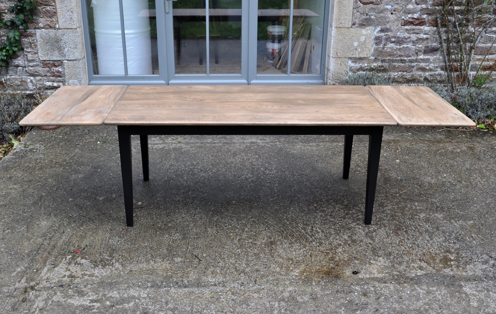 table de ferme chene 