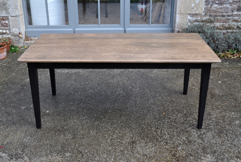 table de ferme chene 