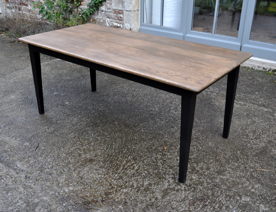 table de ferme chene 