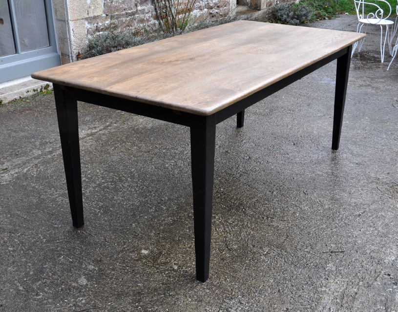 table de ferme chene 