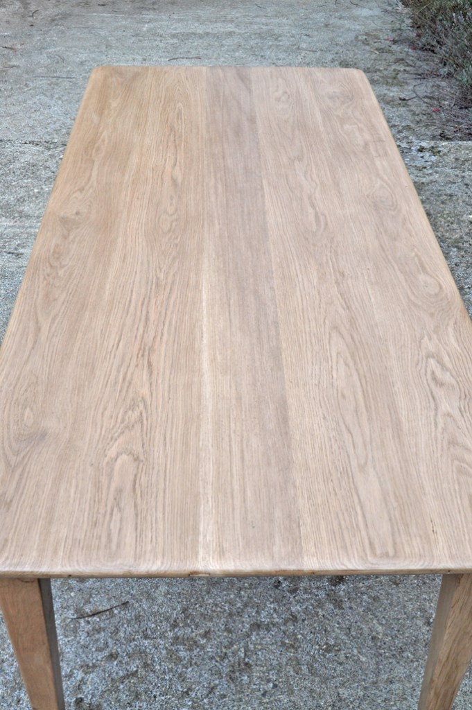 table de ferme chene