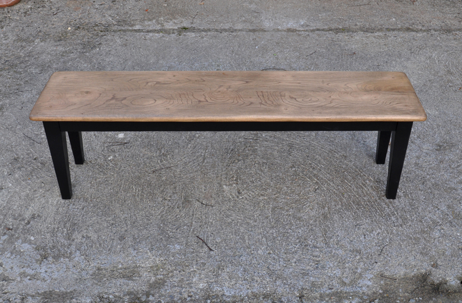 banc de ferme chene