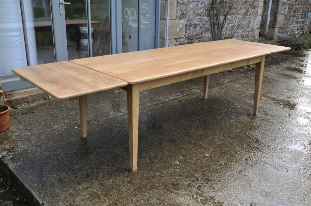 table de ferme en chene