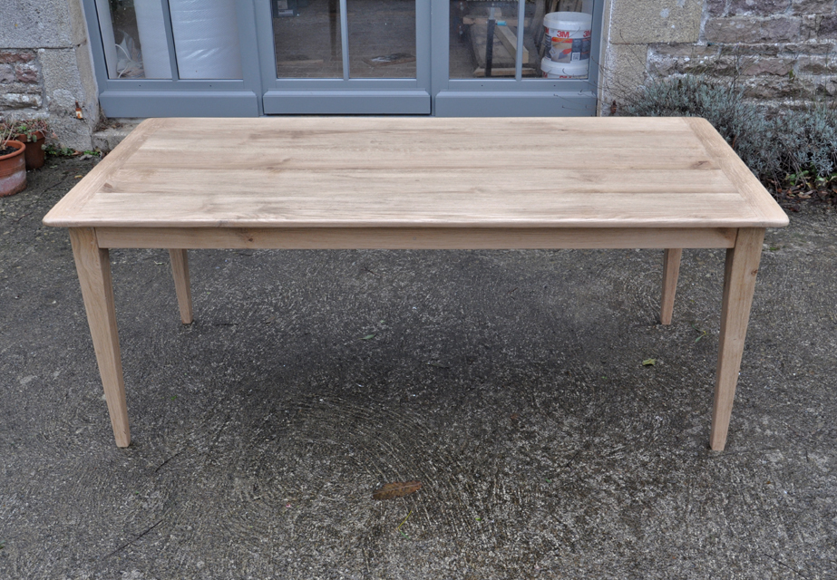 table de ferme chene 