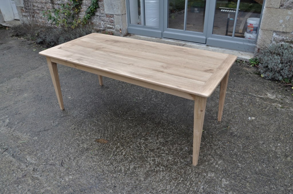 table de ferme chene 