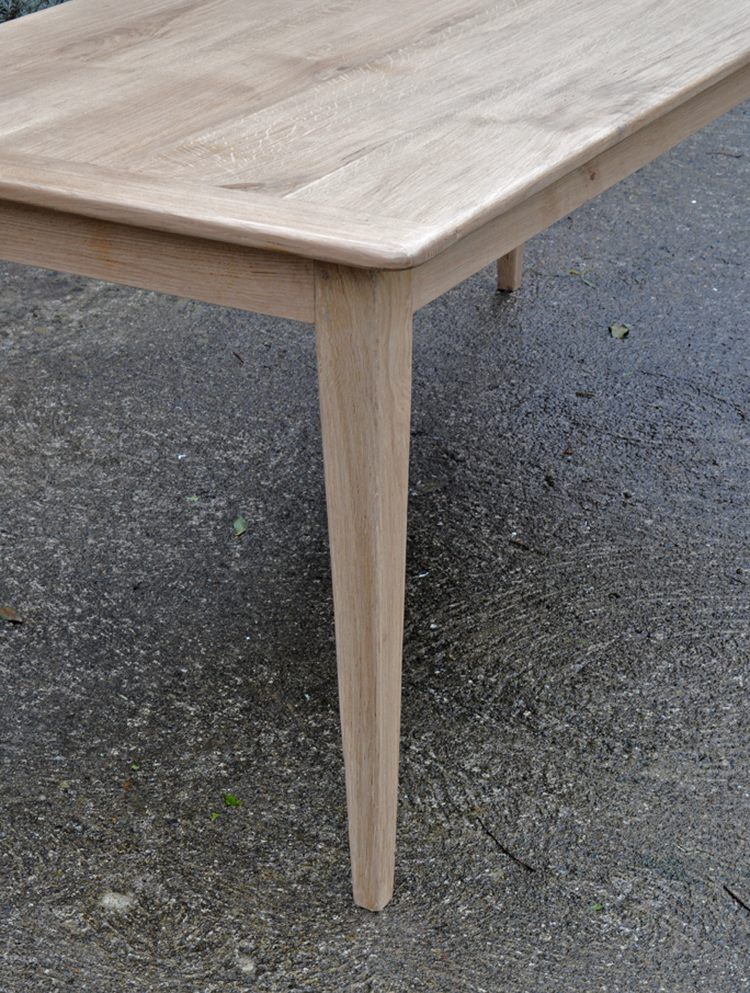 table de ferme chene 