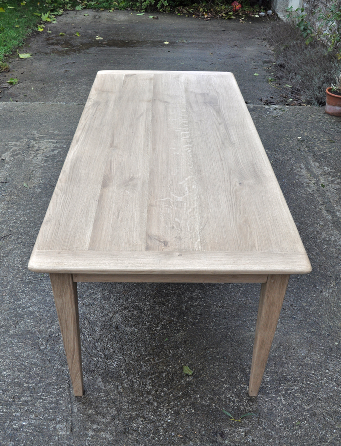 table de ferme chene 