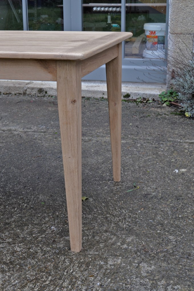 table de ferme chene 