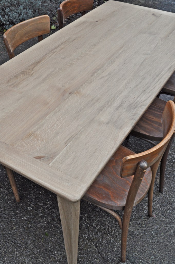 table de ferme chene 