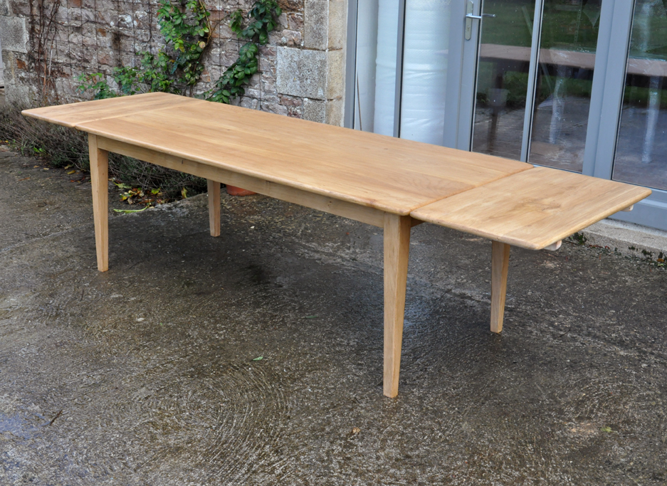 table de ferme en chene