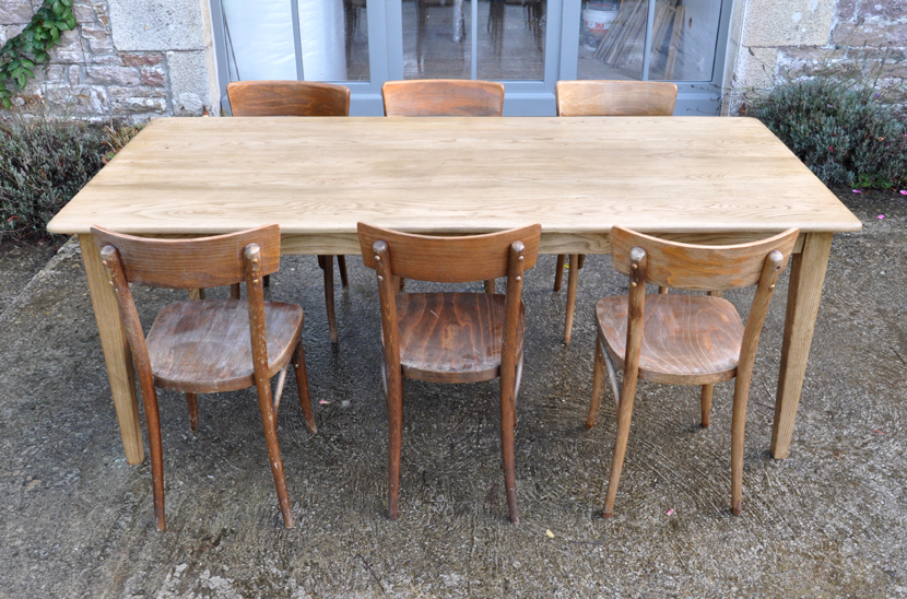 table de ferme chataignier