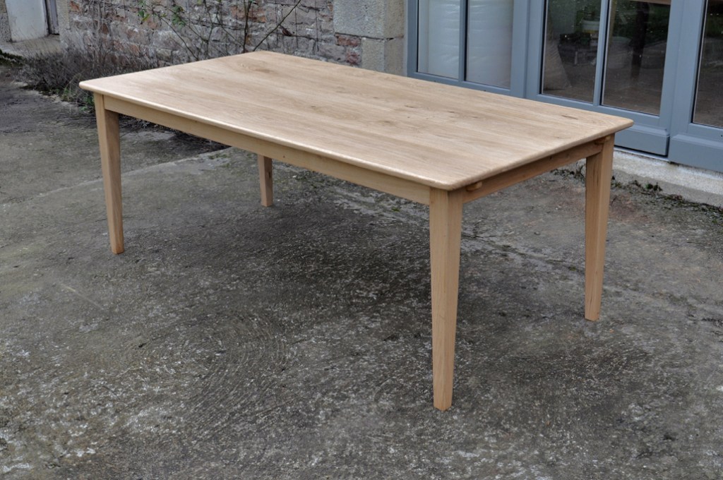 table de ferme chene