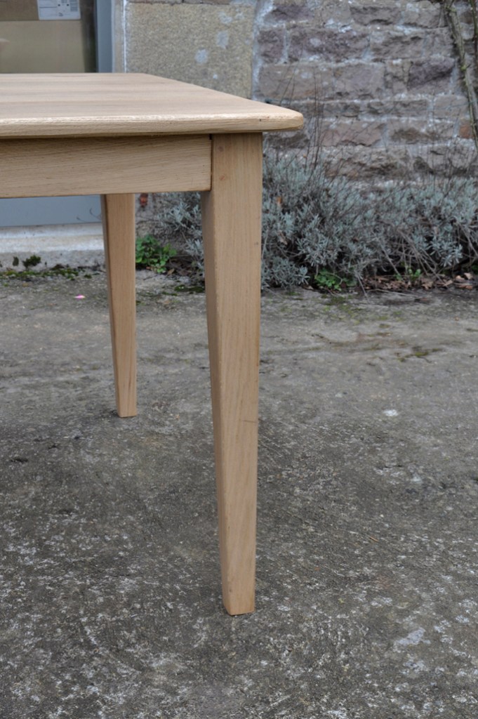 table de ferme chene