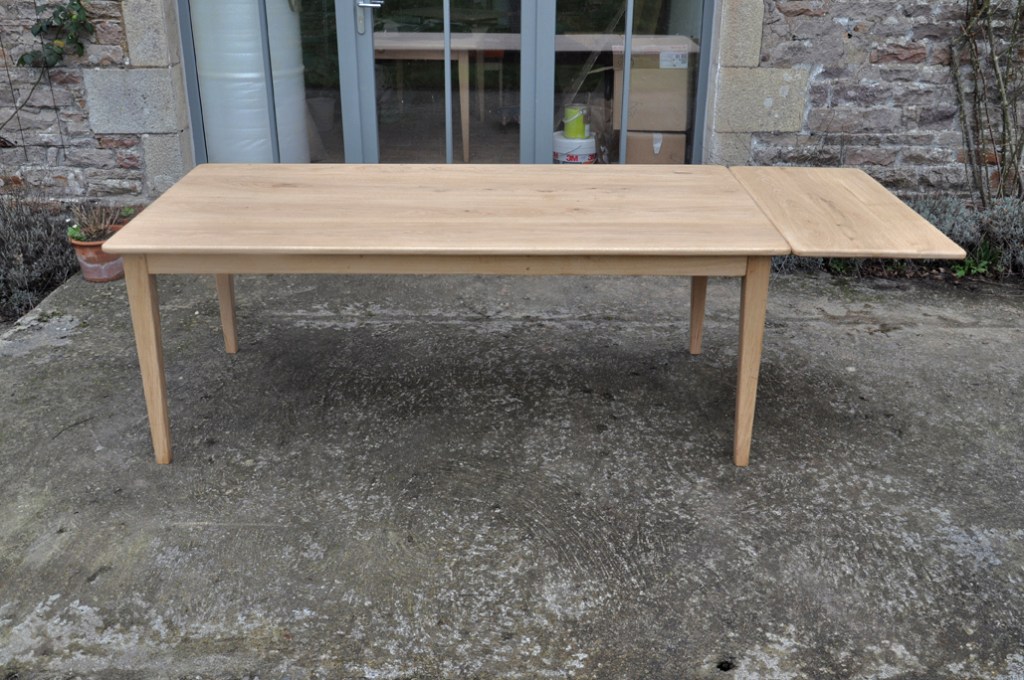 table de ferme chene