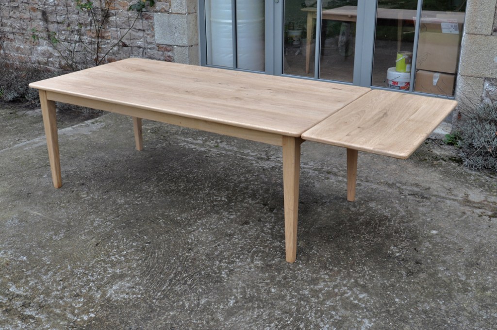 table de ferme chene