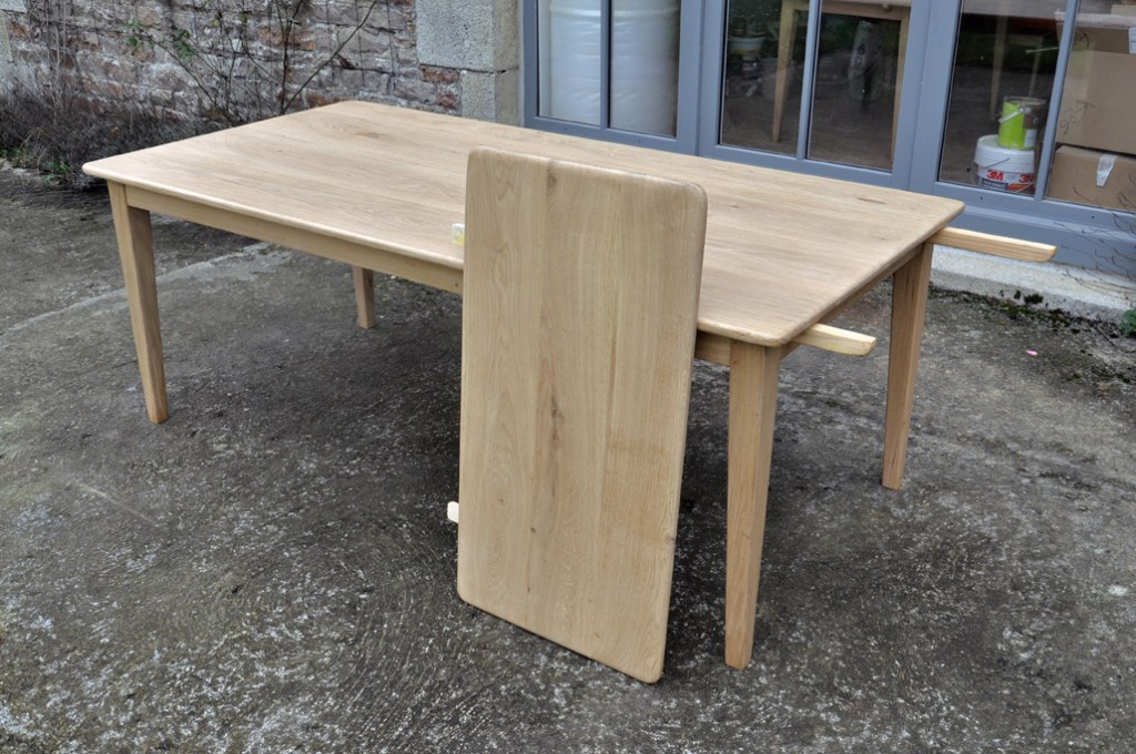 table de ferme chene