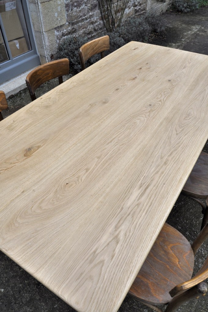 table de ferme chene