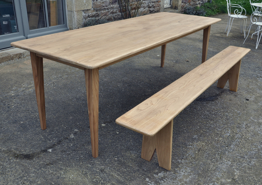 table de ferme chataignier