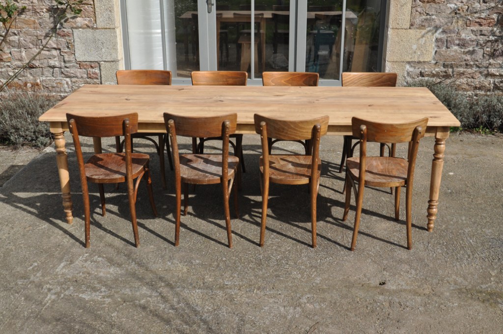 table de ferme en pin