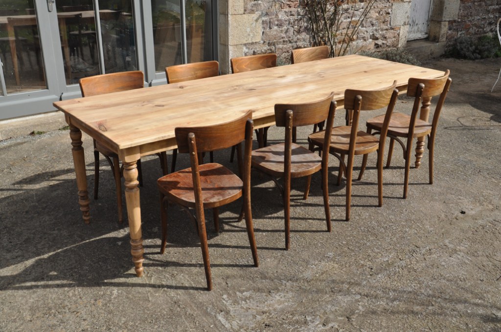 table de ferme en pin