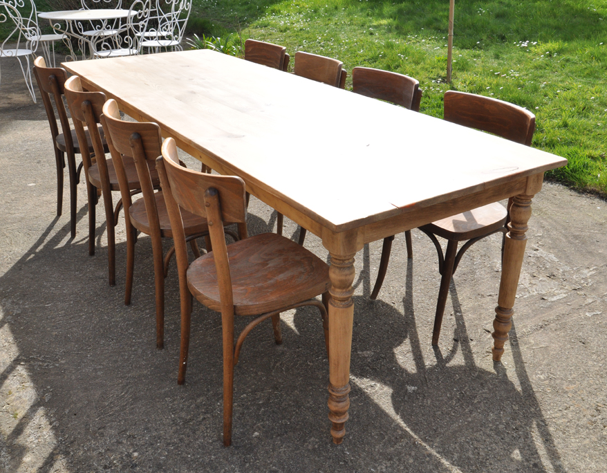 table de ferme en pin