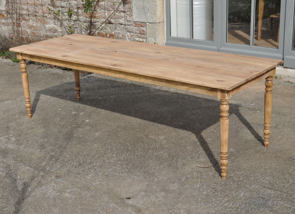 table de ferme en pin