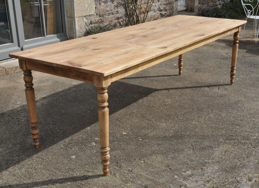 table de ferme en pin