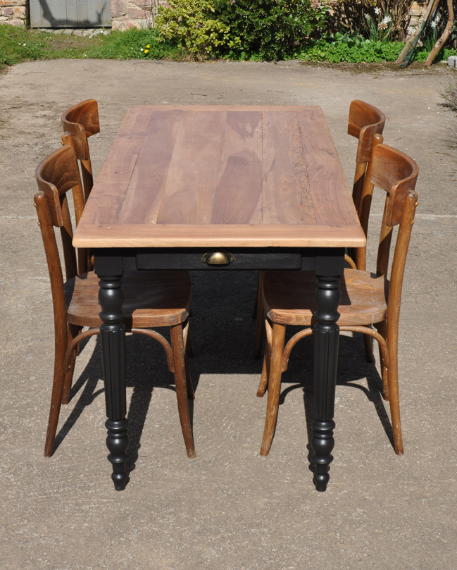 table de ferme merisier