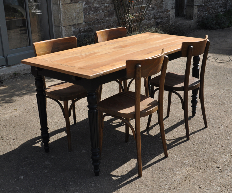 table de ferme merisier