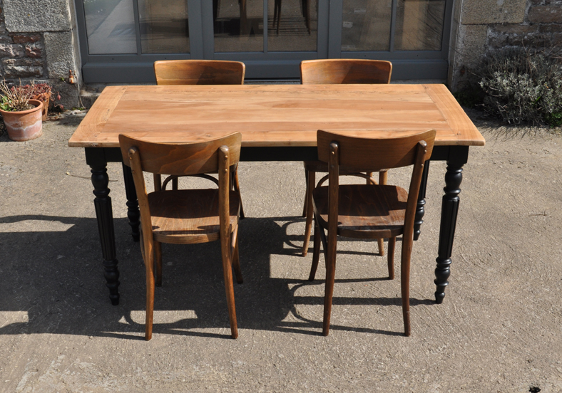 table de ferme merisier