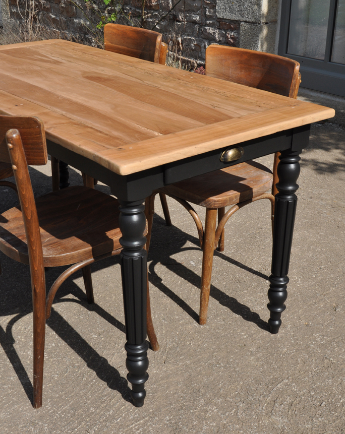 table de ferme merisier