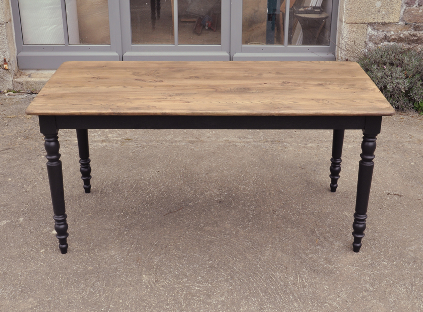 table de ferme en orme