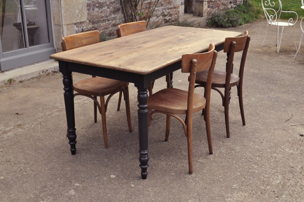 table de ferme en orme