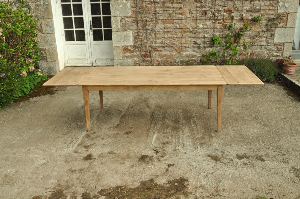 table de ferme chene
