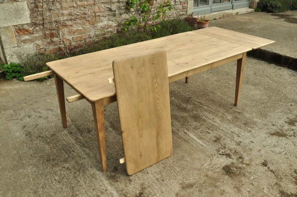 table de ferme chene