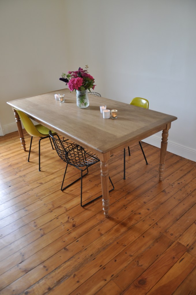 table de ferme en chene 