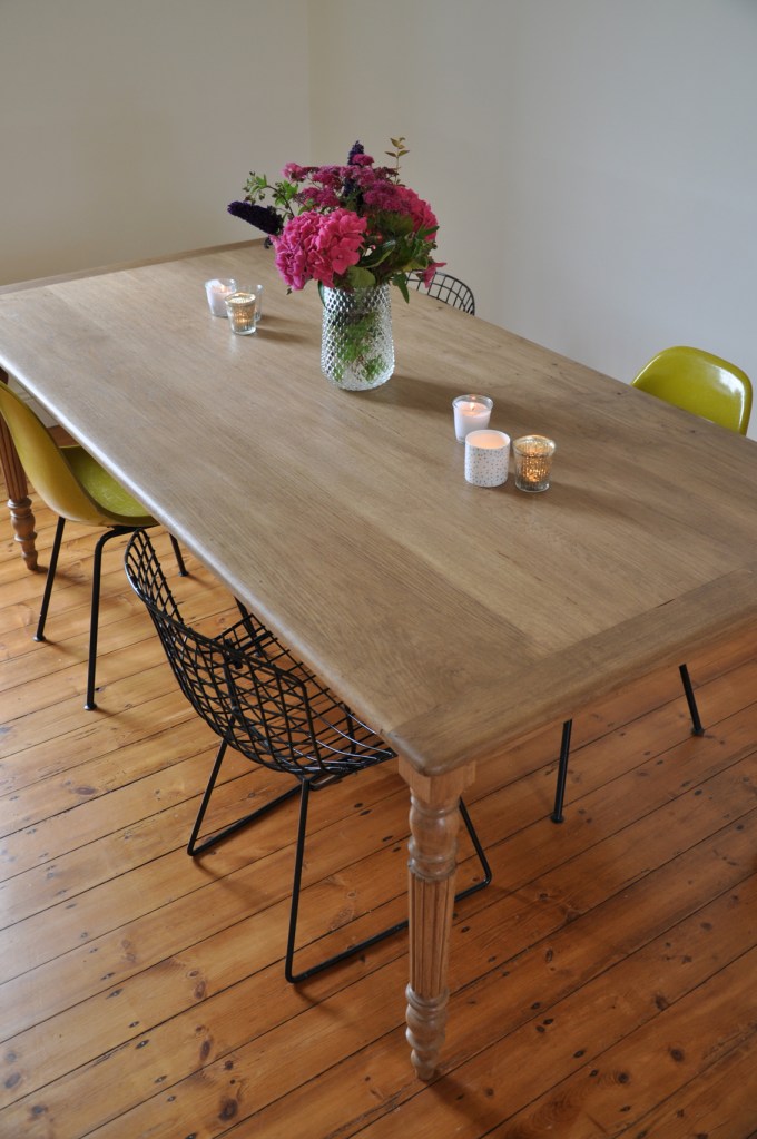 table de ferme en chene 