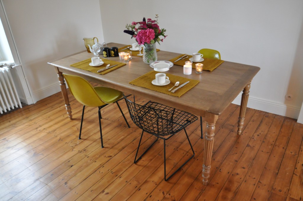 table de ferme en chene 