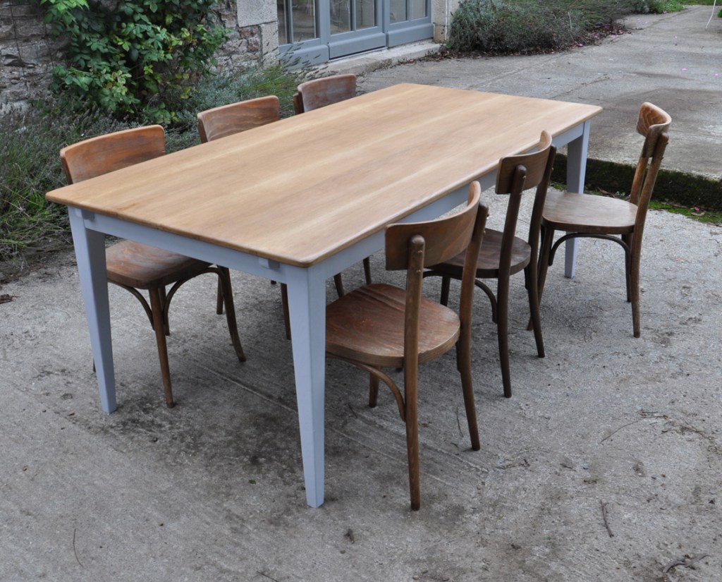 table de ferme 200x100cm en chene