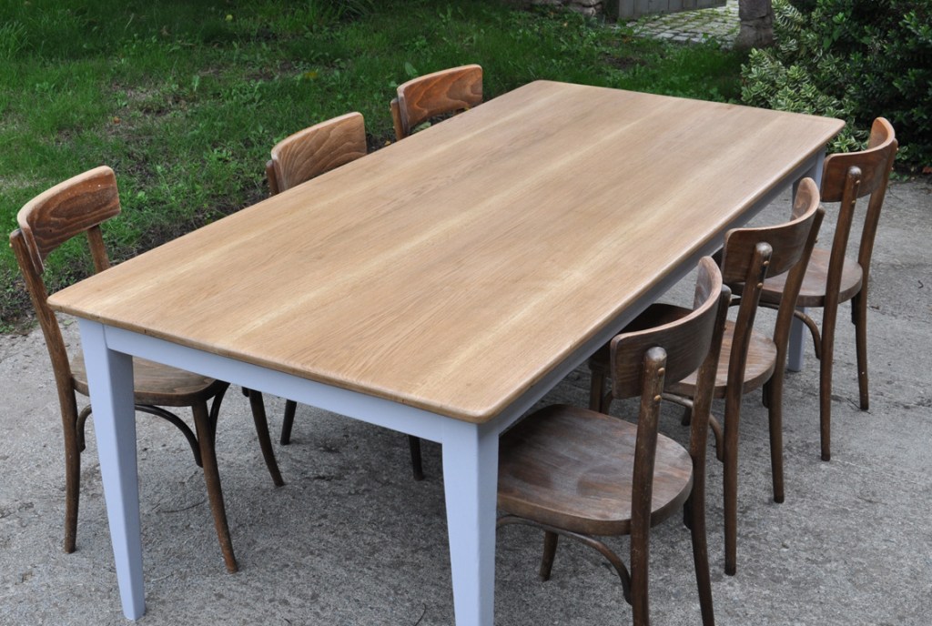 table de ferme 200x100cm en chene