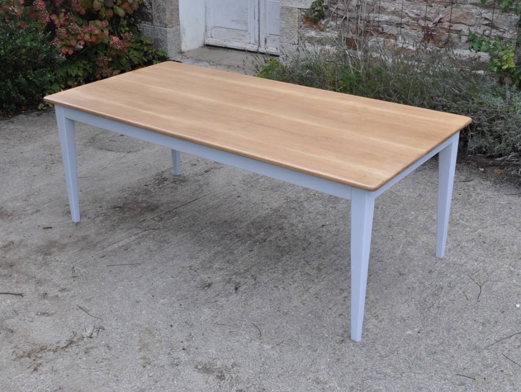 table de ferme 200x100cm en chene