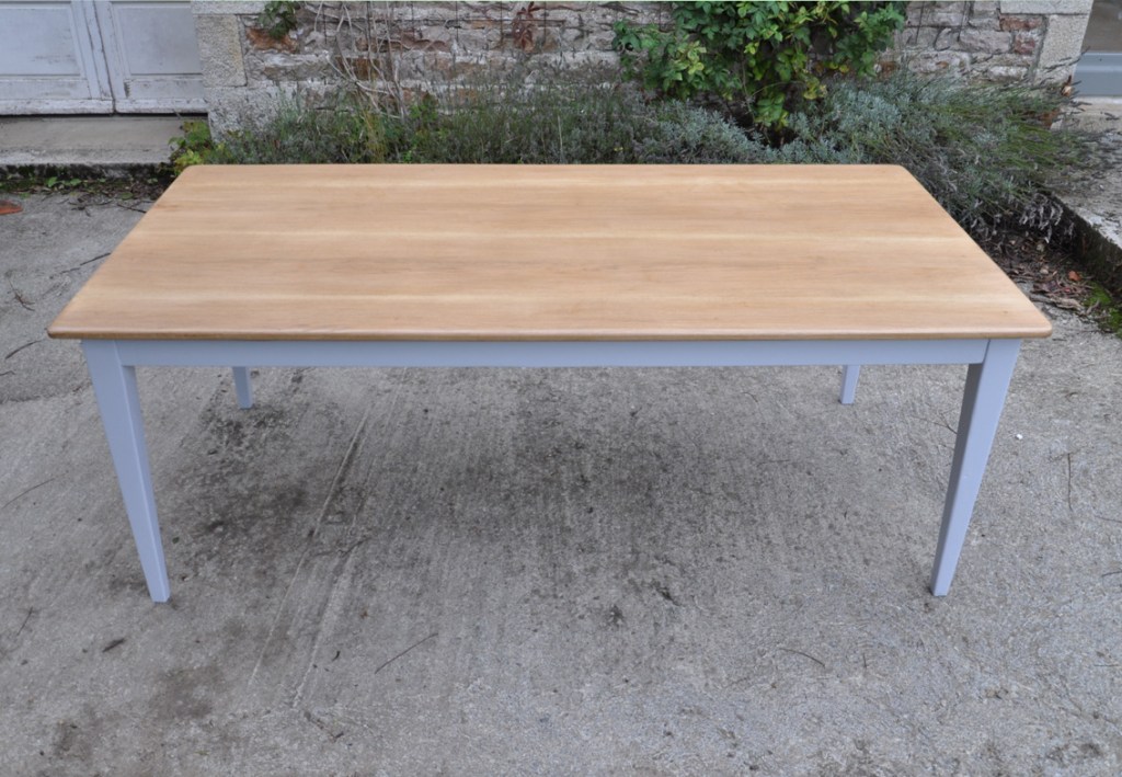 table de ferme 200x100cm en chene