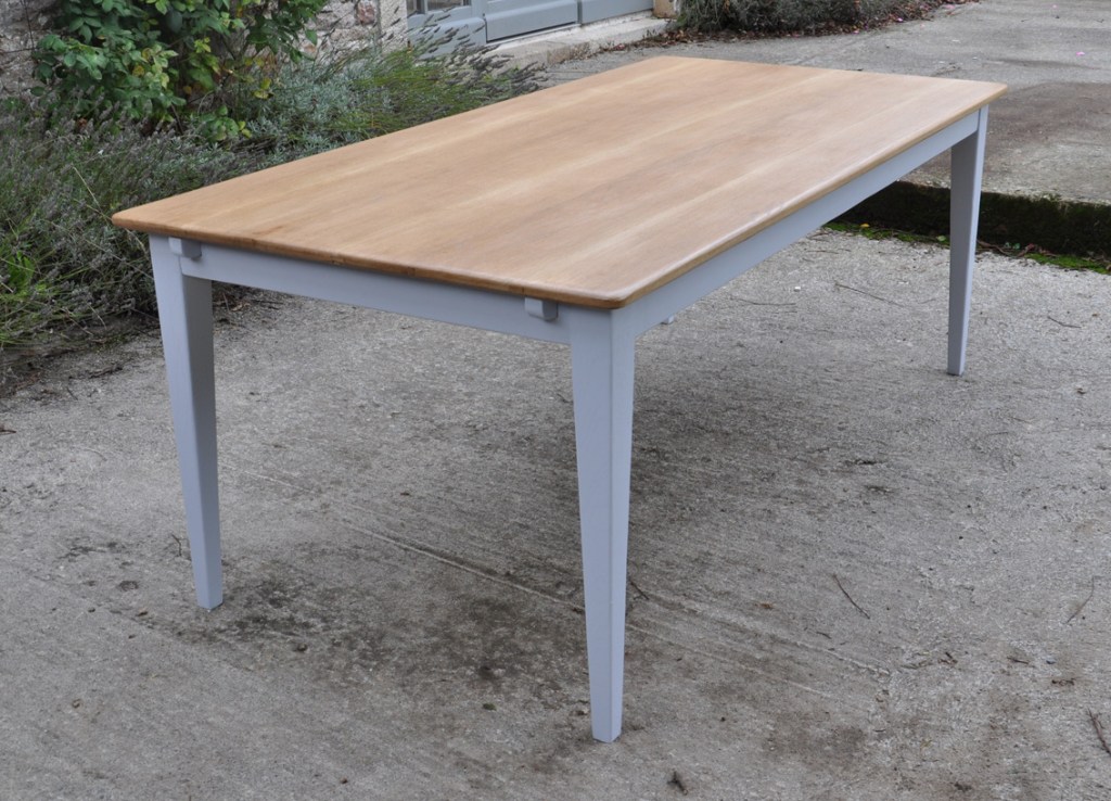 table de ferme 200x100cm en chene